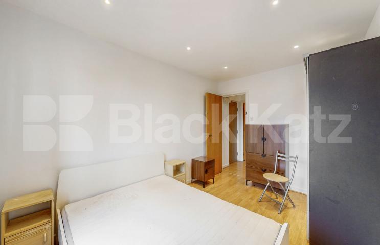 Top floor private development with charming balcony, communal gardens & parking Towergate , Pages Walk 